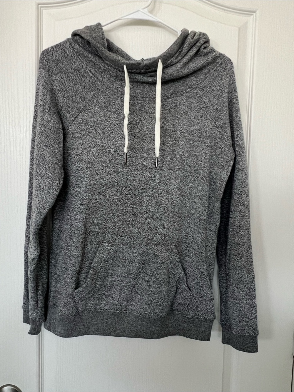 Chance or Fate Gray Cowl Neck Hooded Sweatshirt